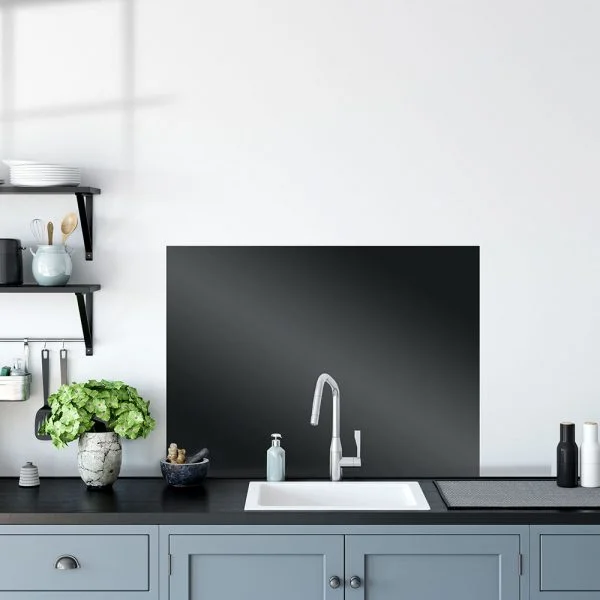 Graphite Glass Splashback