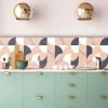 Retro Scandi Pattern Splashback